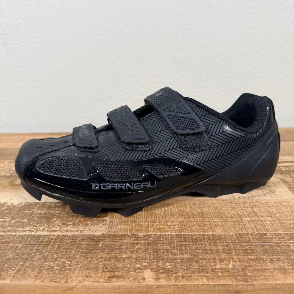 Louis Garneau HRS-80 MTB Cycling Bike Shoes‎ Womens 9.5 41 Black Multi Airflex